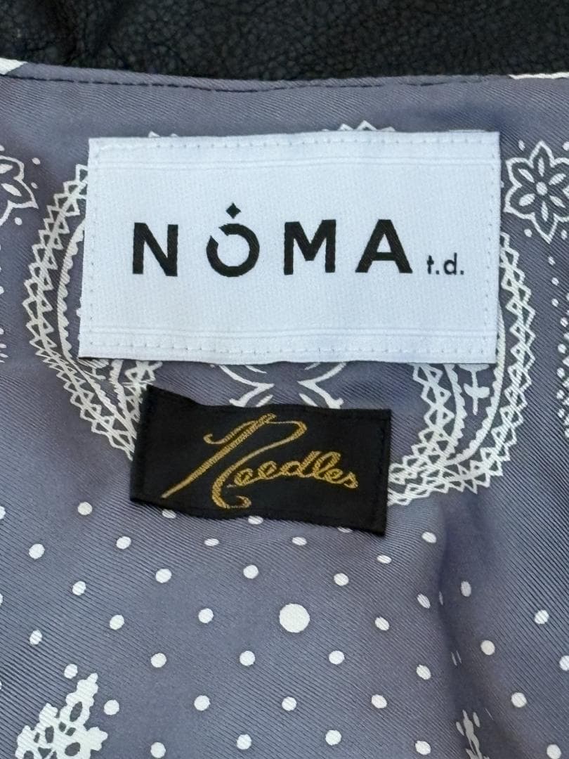 NOMA t.d. × Needles コラボ ライダースジャケット サイズ3