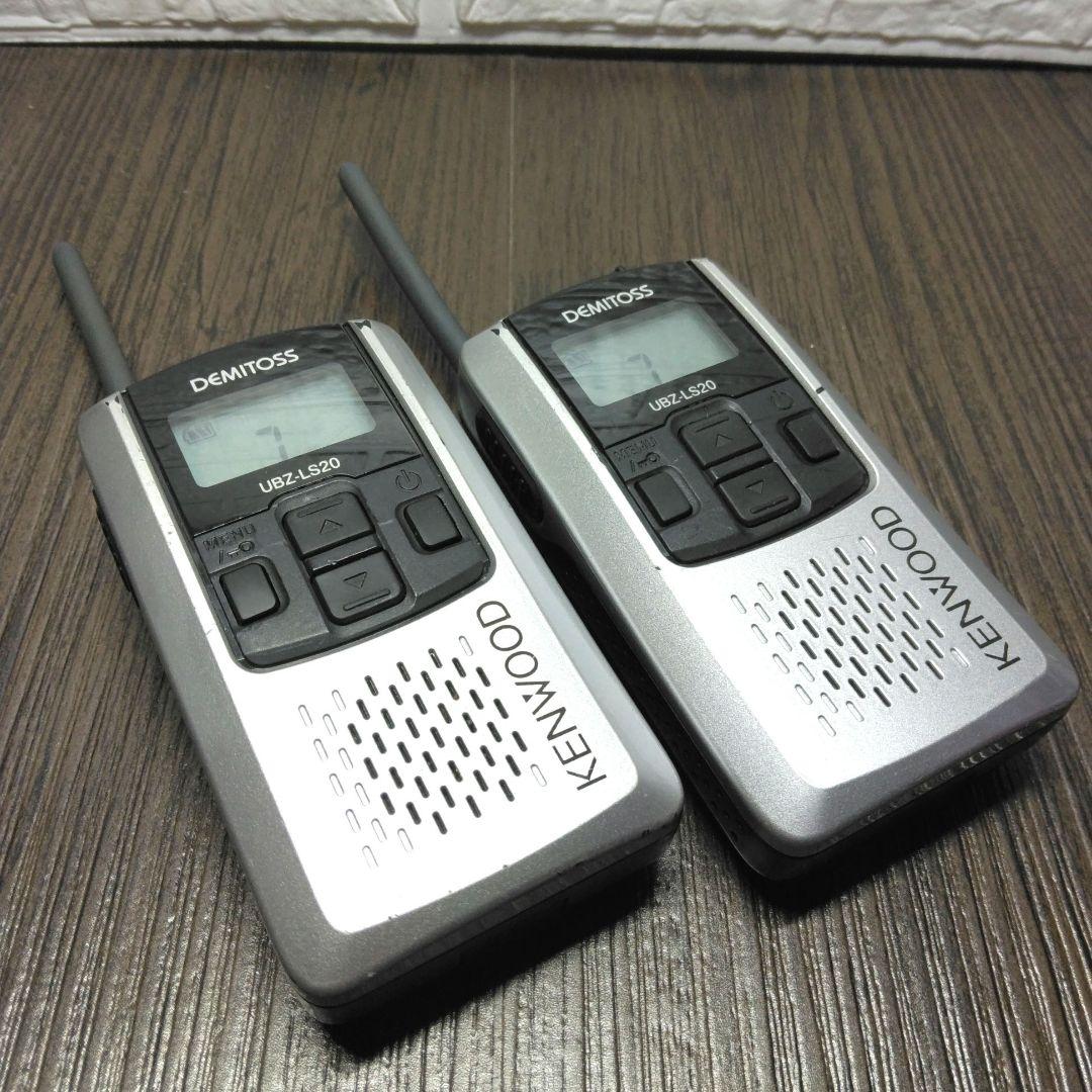 KENWOOD★UBZ-LS20 特定小電力トランシーバー インカム付　※訳あり