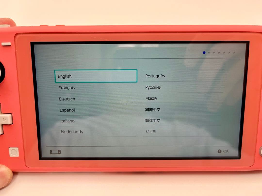 Nintendo Switch Lite コーラル（本体のみ）美品・初期化済み