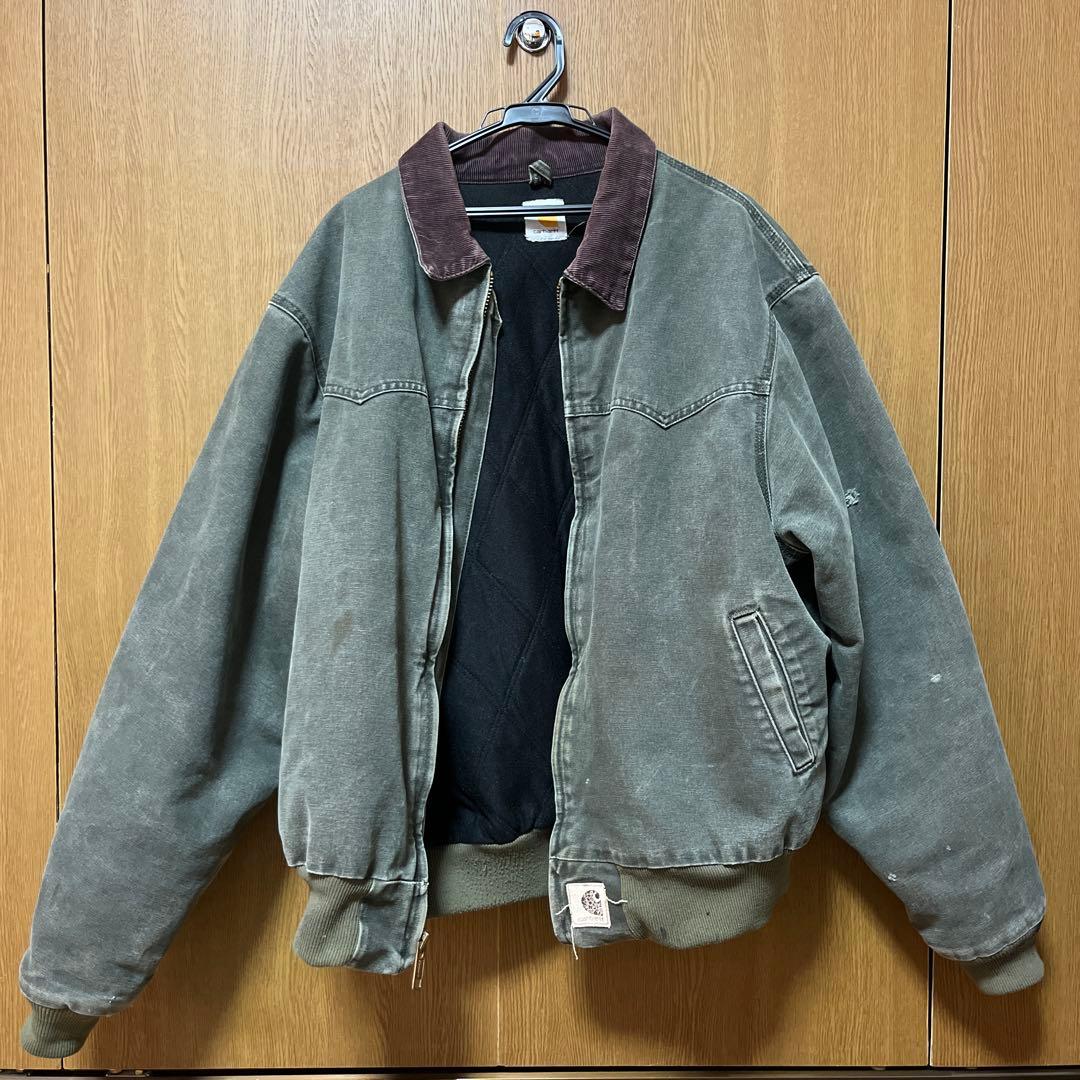 J14 MOS carhartt サンタフェジャケット モスグリーン