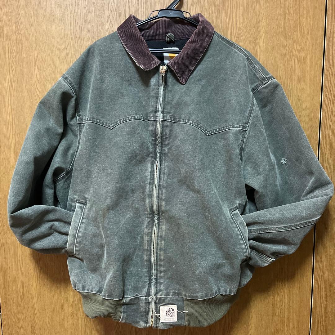 J14 MOS carhartt サンタフェジャケット モスグリーン
