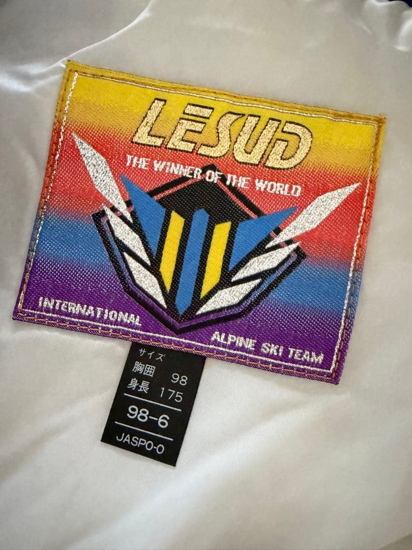 ルシュッド　スキーウェア　上下セット　昭和レトロ　ヴィンテージ　lesud