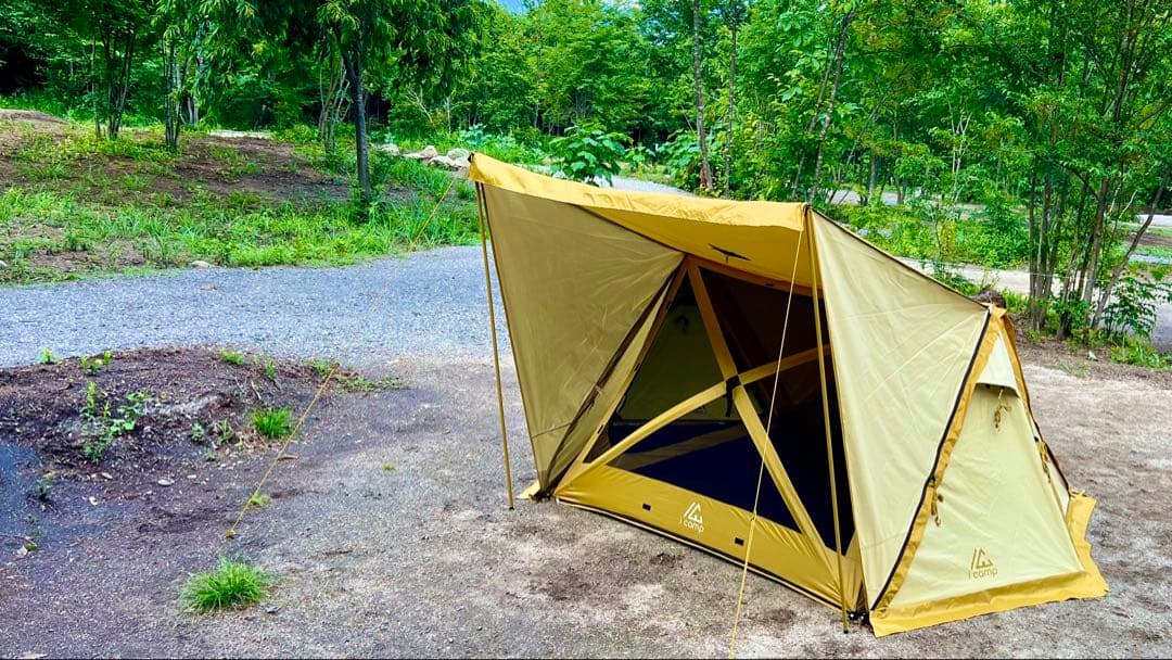 終了間近！早い者勝ち爆セール！送料込！新品 icamp テント　ラクバイン