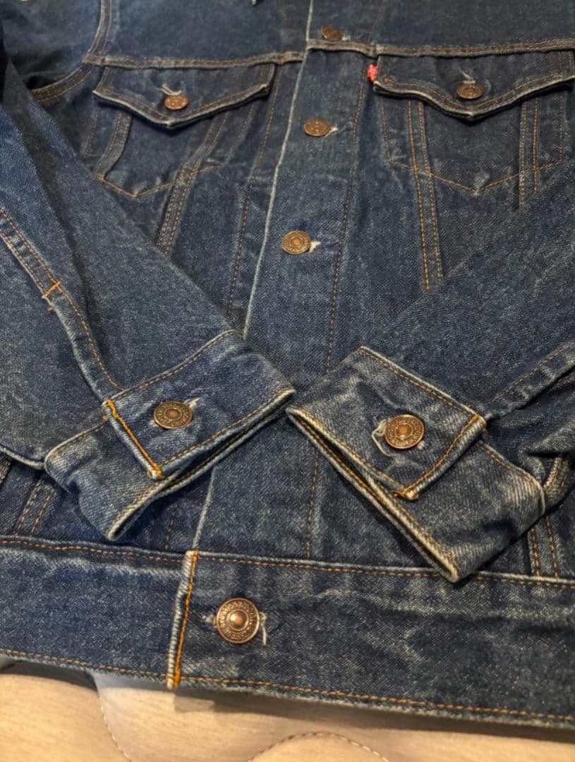 80s USA製 Levi’s 70506 濃紺 デニムJKT 36R 894