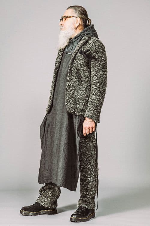 【美品】エンジニアードガーメンツ ジャケットS モヘア混 17aw