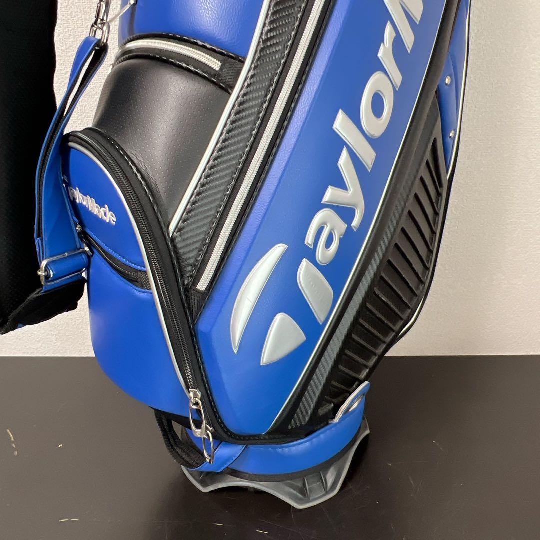 テーラーメイド キャディバッグ 5分割 ブルー×ブラック TaylorMade