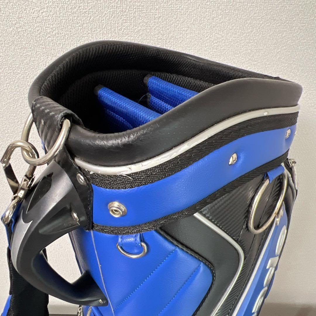 テーラーメイド キャディバッグ 5分割 ブルー×ブラック TaylorMade
