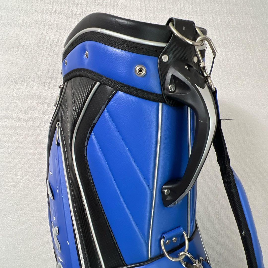 テーラーメイド キャディバッグ 5分割 ブルー×ブラック TaylorMade