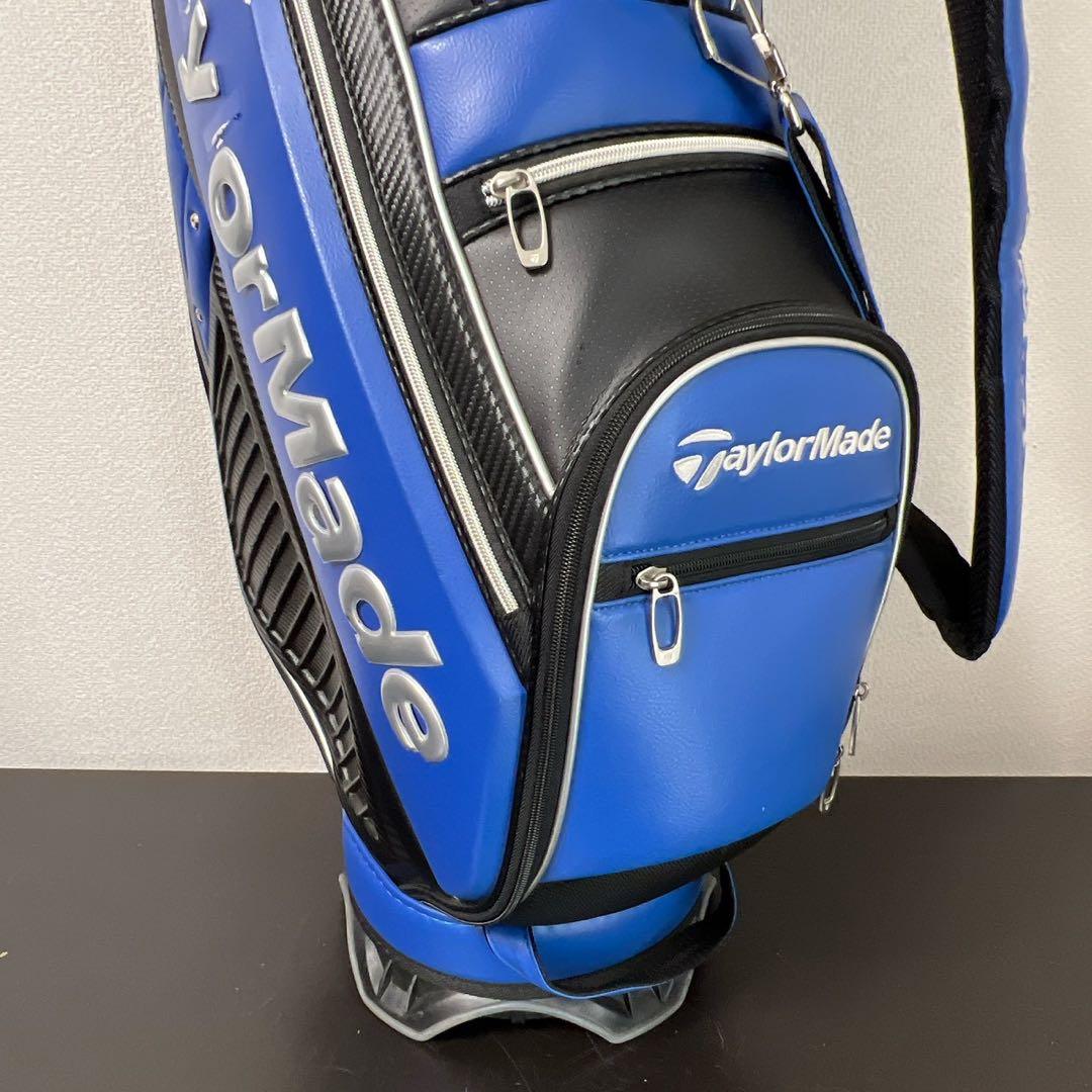 テーラーメイド キャディバッグ 5分割 ブルー×ブラック TaylorMade