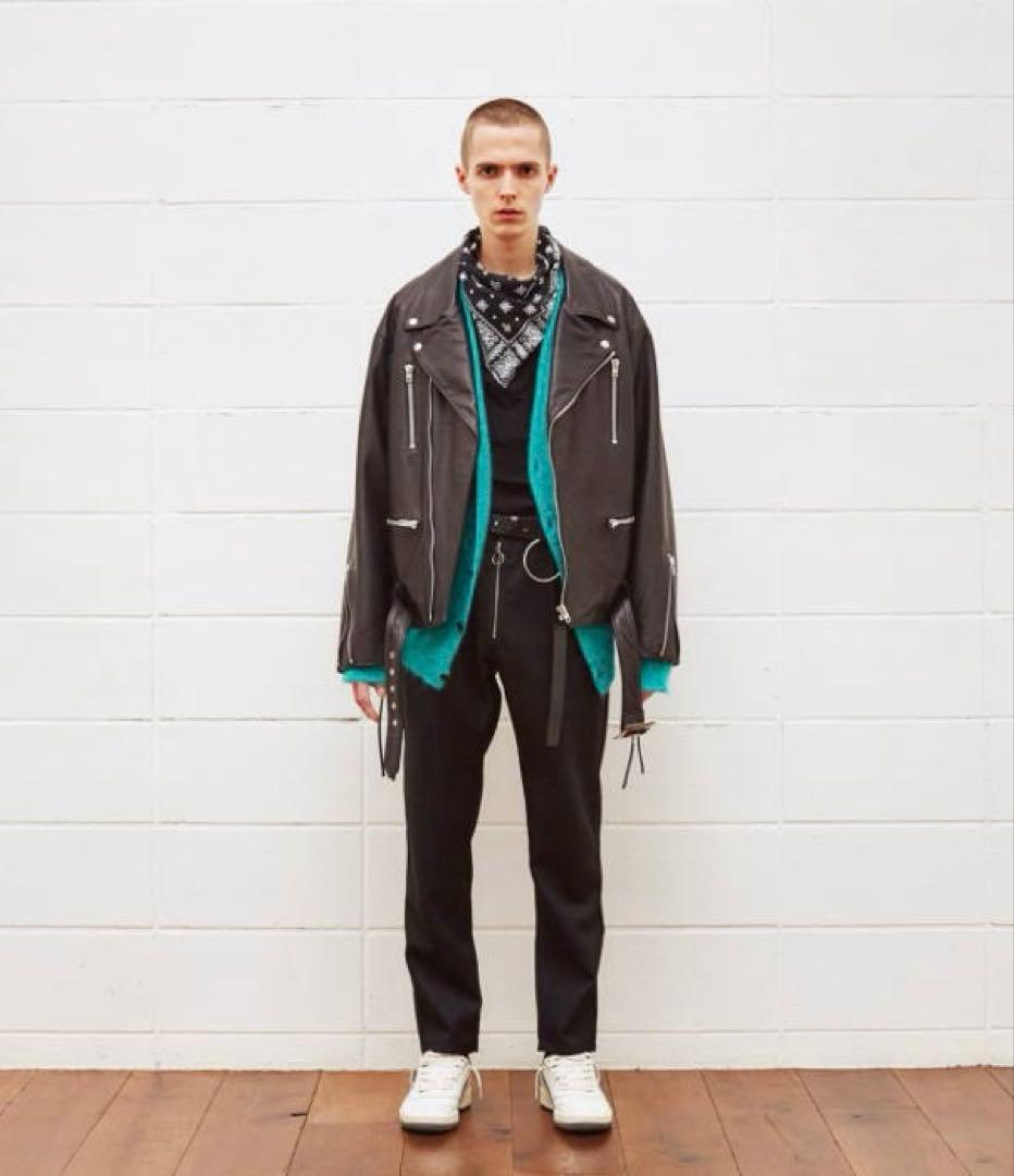 【最終値下げ・半額以下】UNUSED ダブルライダース ライダースジャケット 3