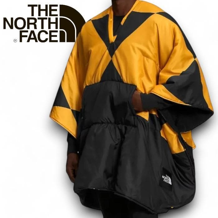 ノースフェイス ワオナファジーブランケット ポンチョ 毛布 ひざ掛け 定価2万