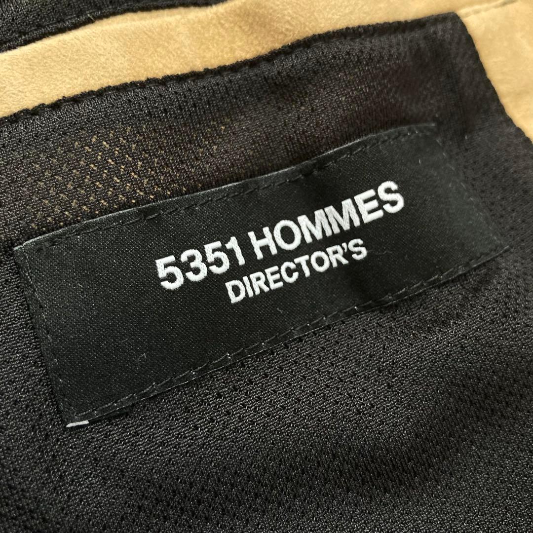 ✨羊革✨5351プールオム ラムラダブルライダース レザージャケット スエード