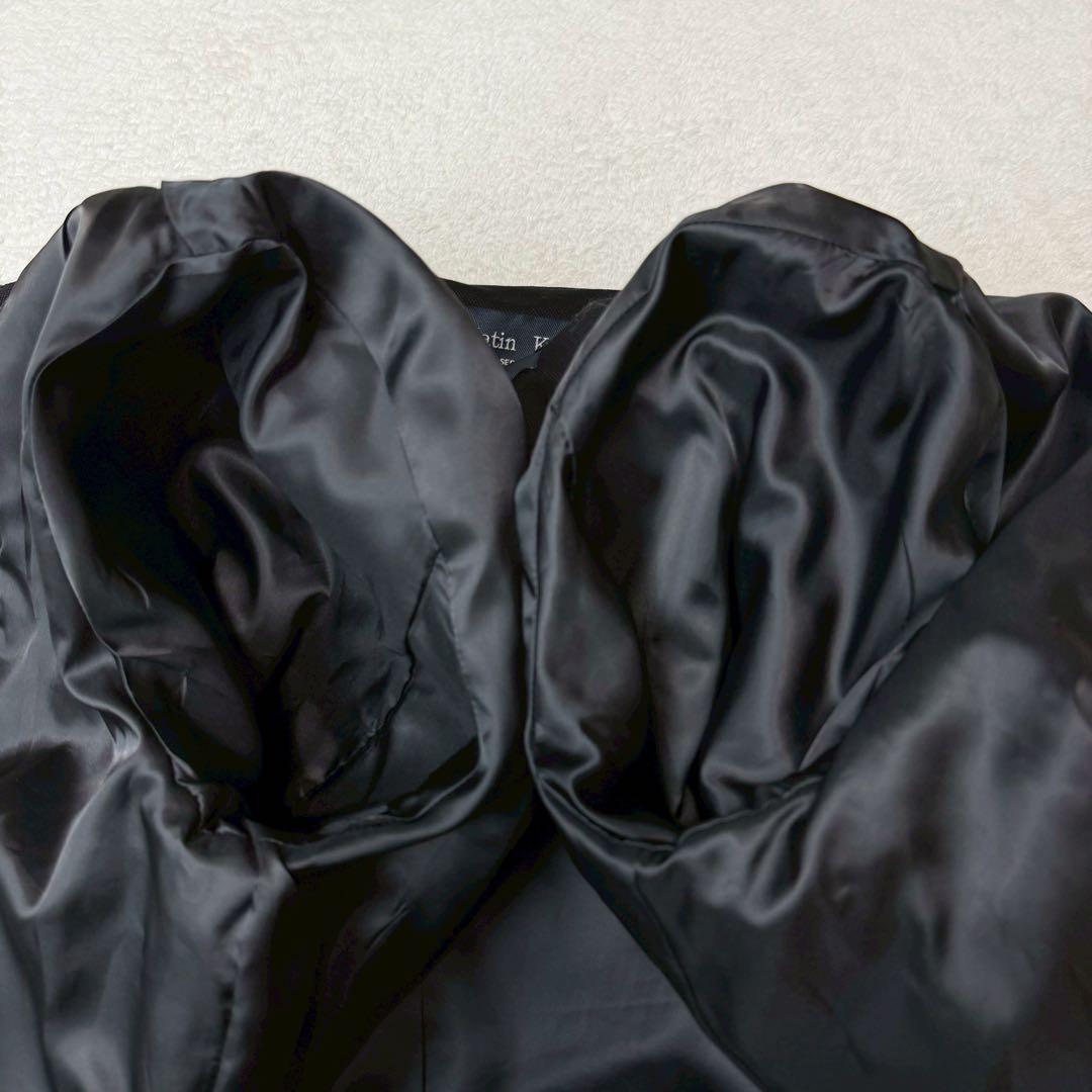 【数回着用】Martin Kim 25SS レザーカラーポイントワークジャケット