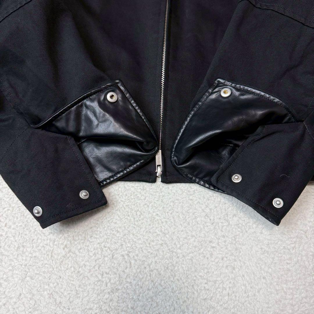 【数回着用】Martin Kim 25SS レザーカラーポイントワークジャケット