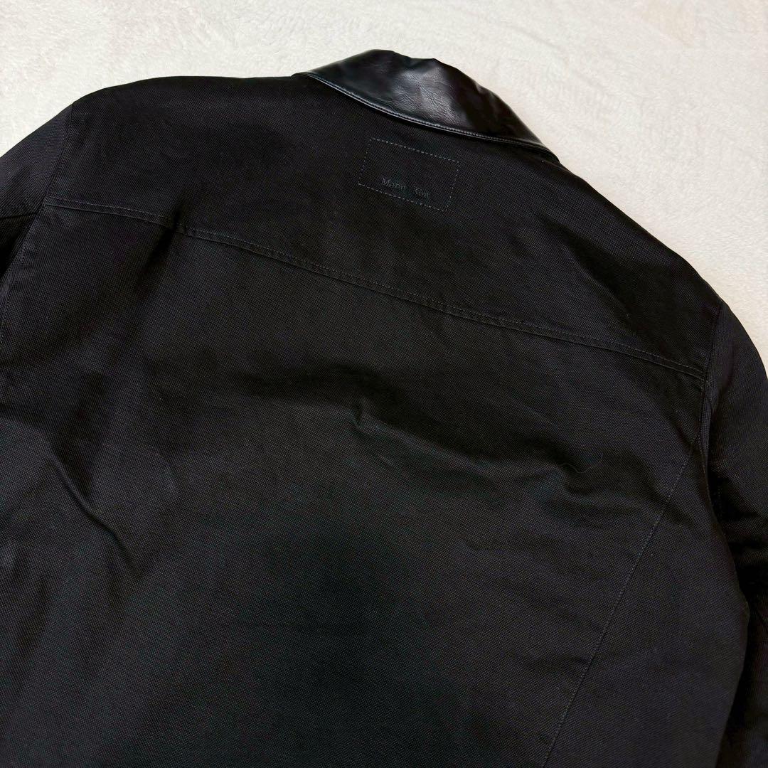 【数回着用】Martin Kim 25SS レザーカラーポイントワークジャケット