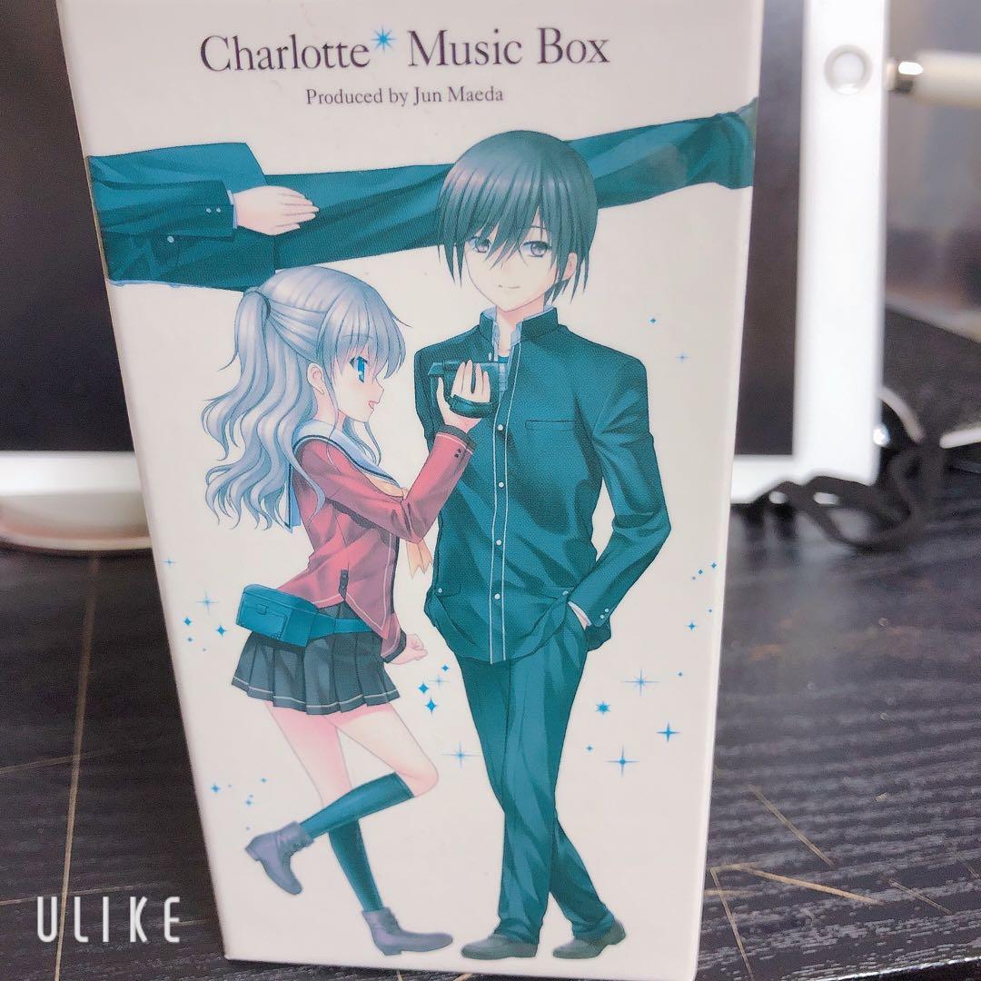 Charlotteレア物2点セット CDケース 限定色紙 乙坂有宇 キーアニメ