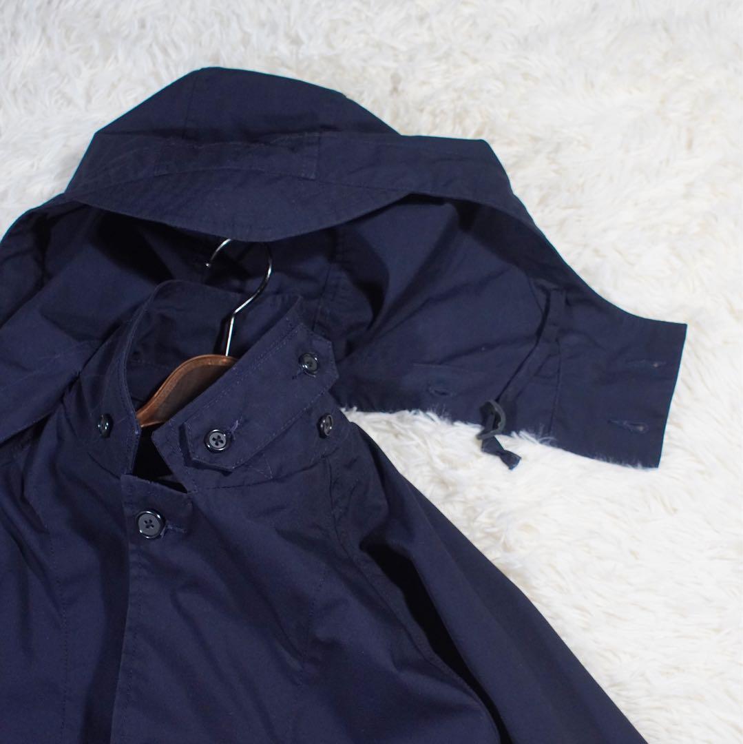 希少 旧タグ《エンジニアードガーメンツ》フードコート(M)ネイビー 2way