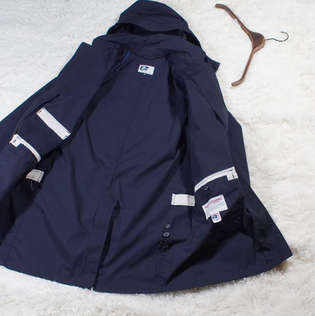 希少 旧タグ《エンジニアードガーメンツ》フードコート(M)ネイビー 2way
