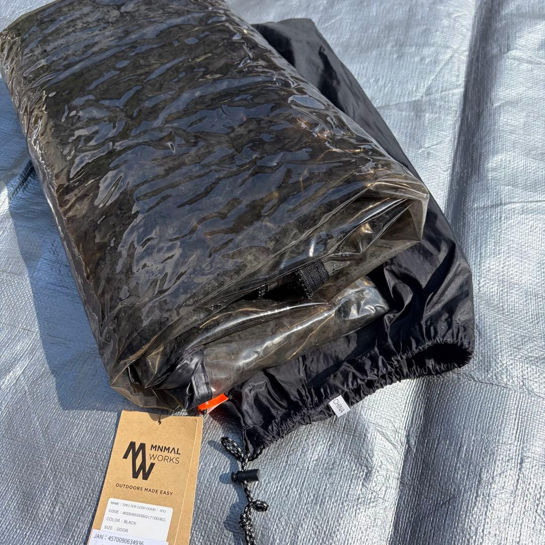 MINIMAL WORKS SHELTER GH CHARCOAL セット