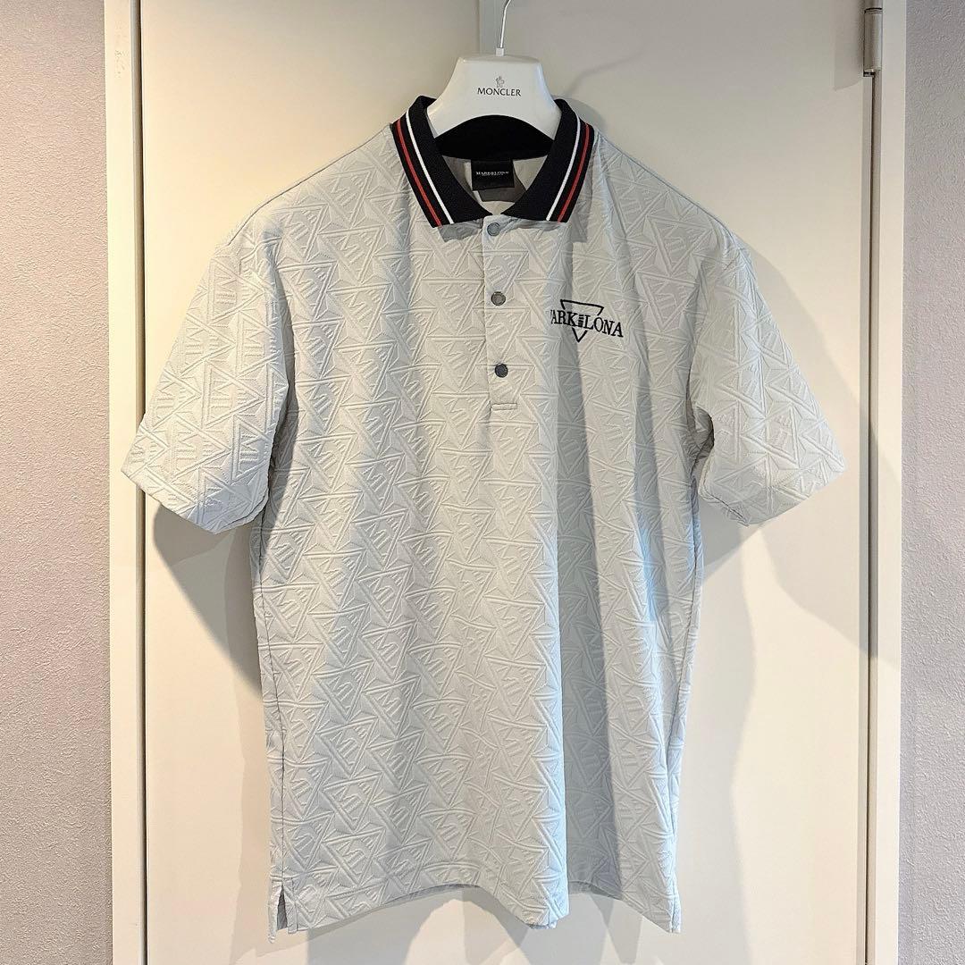 2025 美品 ★ MARK&LONA コード ポロシャツ マーク&ロナ グレー