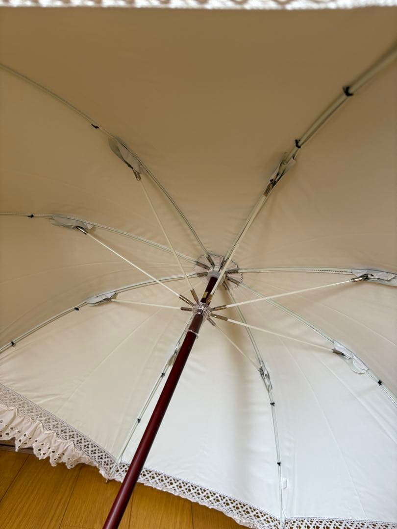 ポロラルフローレン 晴雨兼用 傘 日傘　フリル　未使用品
