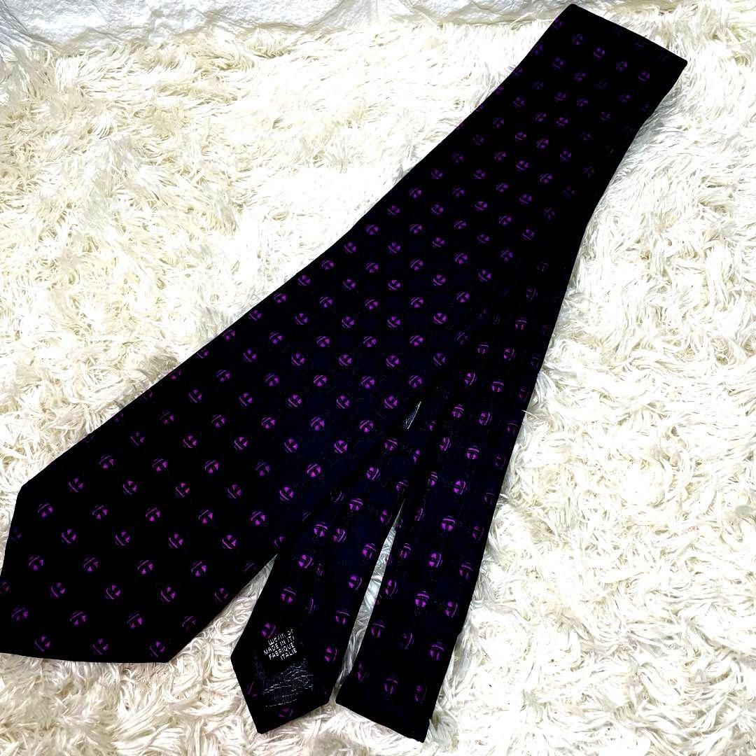 極美品✨ ヴィヴィアンウエストウッド 伊製 オーブ柄シルクネクタイ　卒業式