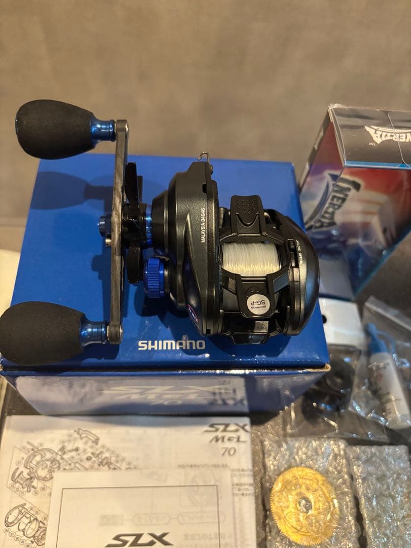 シマノSLX MGL 70 セントラルオリジナルカスタムチューンドリール美品