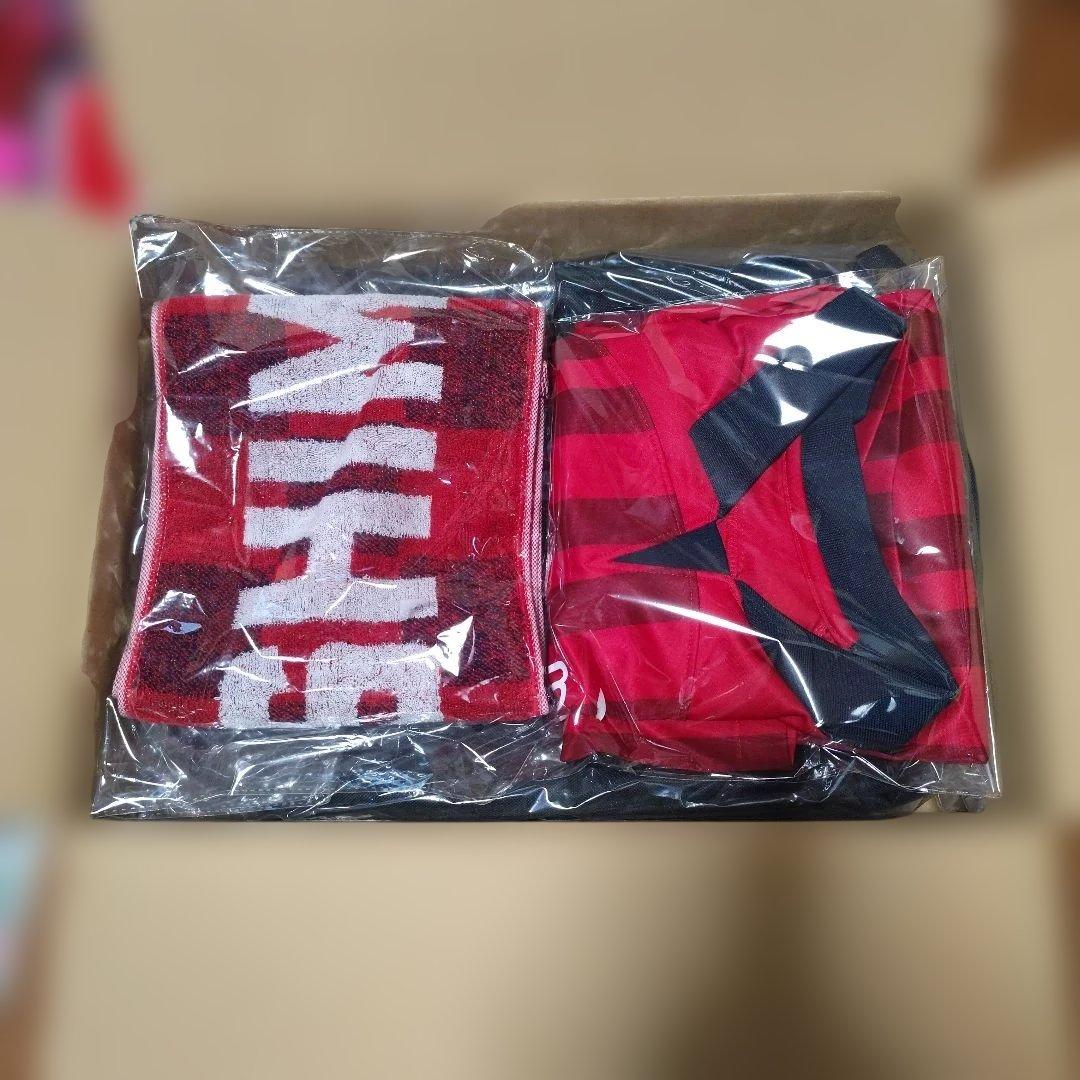 鹿島アントラーズ応援スタートセット　 ユニフォーム+タオル+リュック＆オマケ