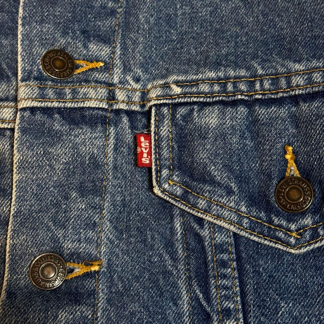 80s USA製 リーバイス 70506 4th デニムジャケット 46