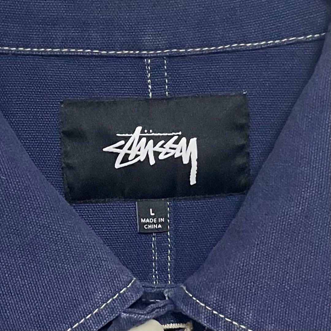 ステューシー ジャケット カバーオール ワンポイントロゴ