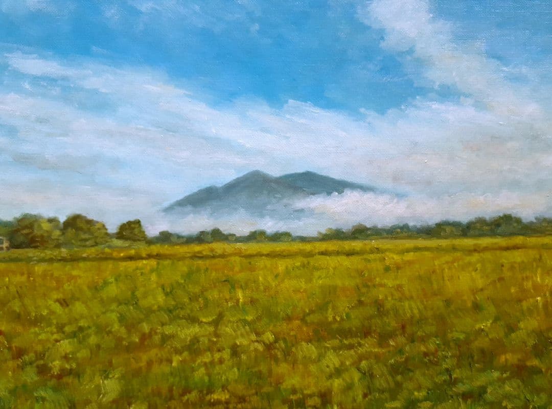 風景画【筑波山】