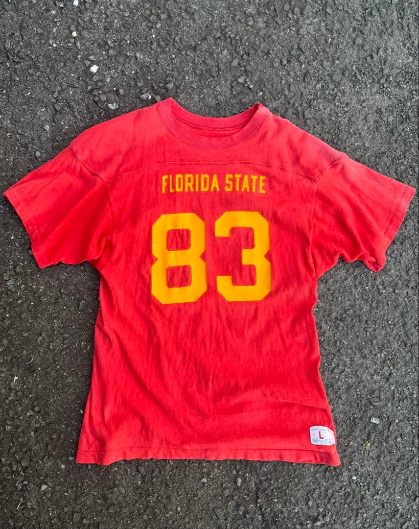 70s champion ナンバリングTフットボールT ヴィンテージ USA製