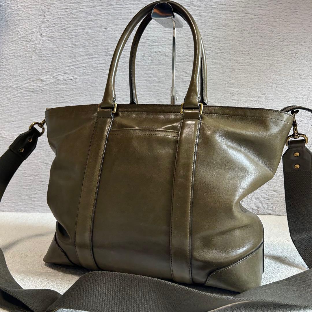 COACH コーチ トートバッグ 70600 レザートートバッグ　チャーム付き