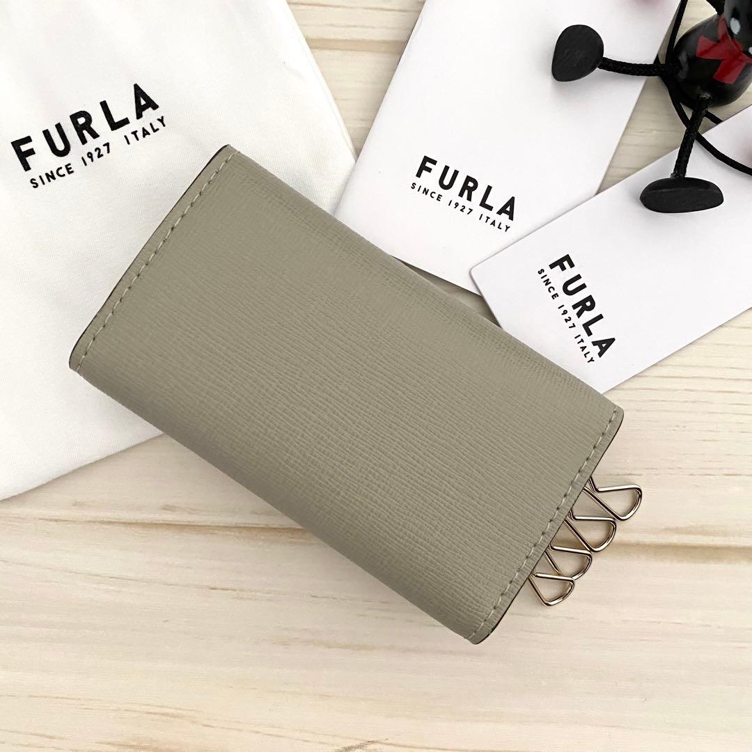 新品 FURLAキーケース グレー キーケース