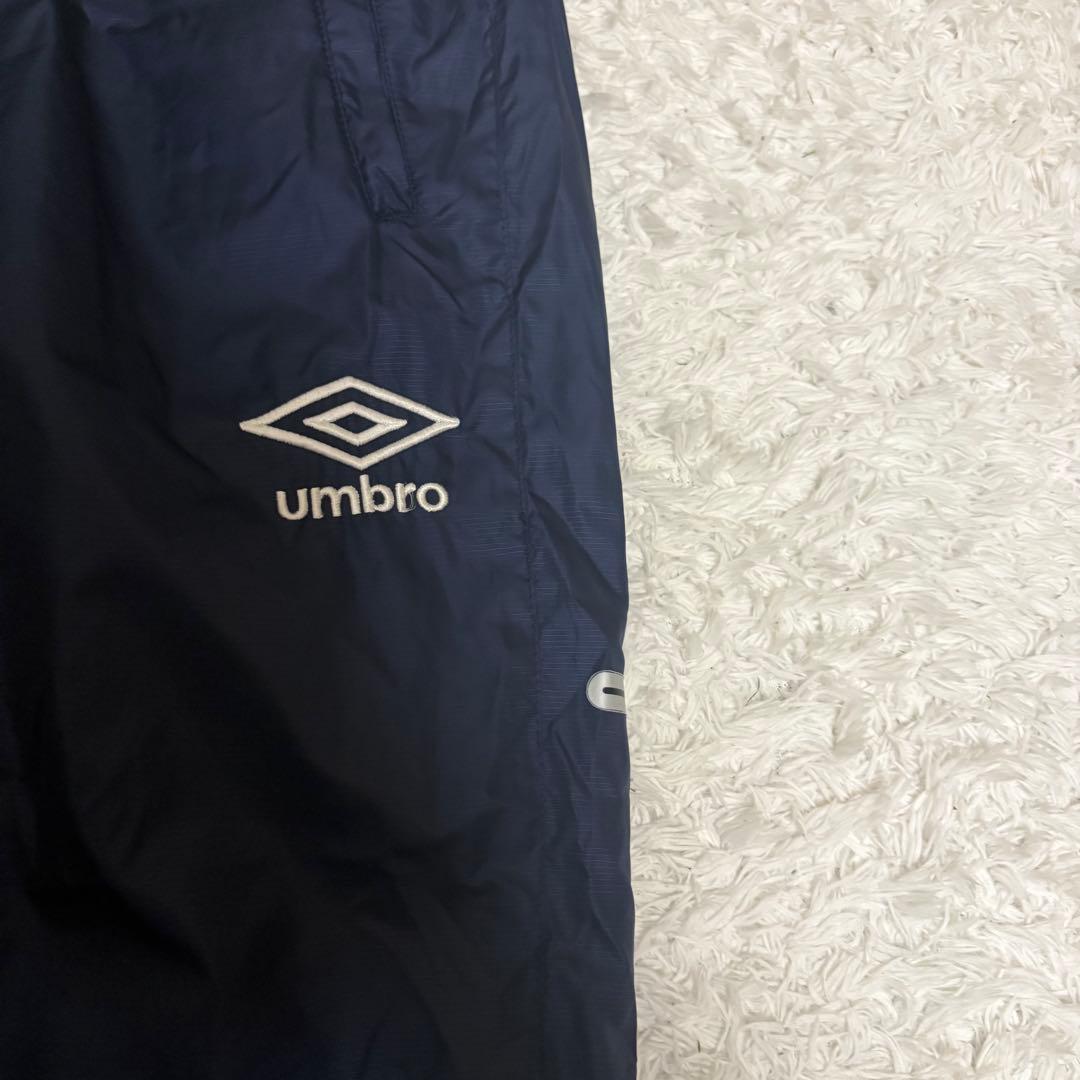 美品　umbro 中綿　ウォーマー 上下セット ネイビー/ブルー　S アンブロ