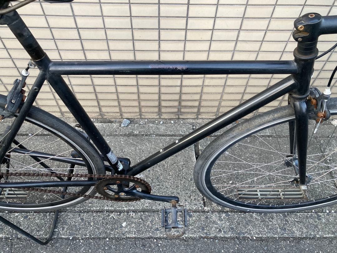ピストバイク シングルスピードバイク クロモリフレーム フリーor固定Wコグ