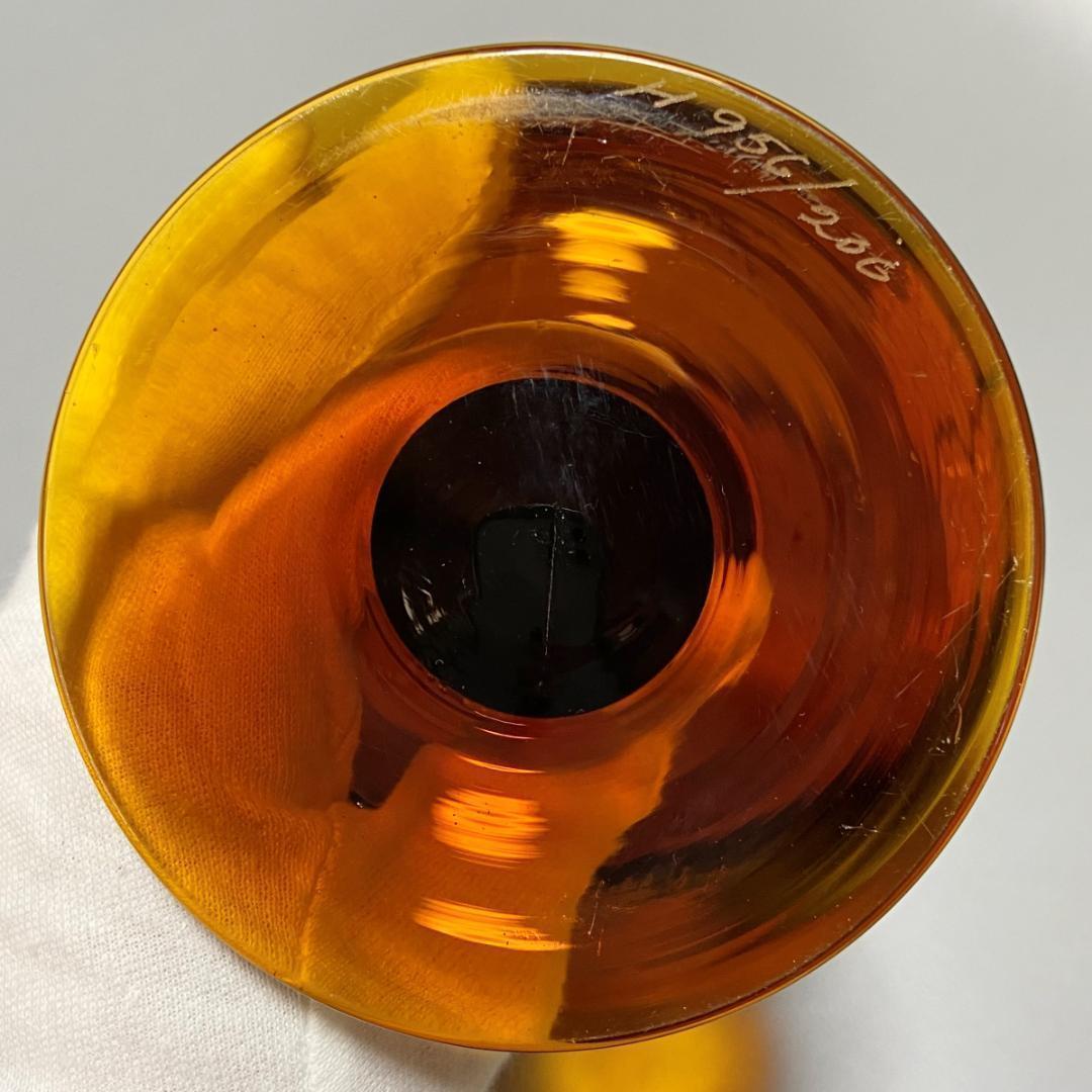 エリックホグラン BODA ヴィンテージ 花瓶 ガラス 高さ20cm 脚付 C