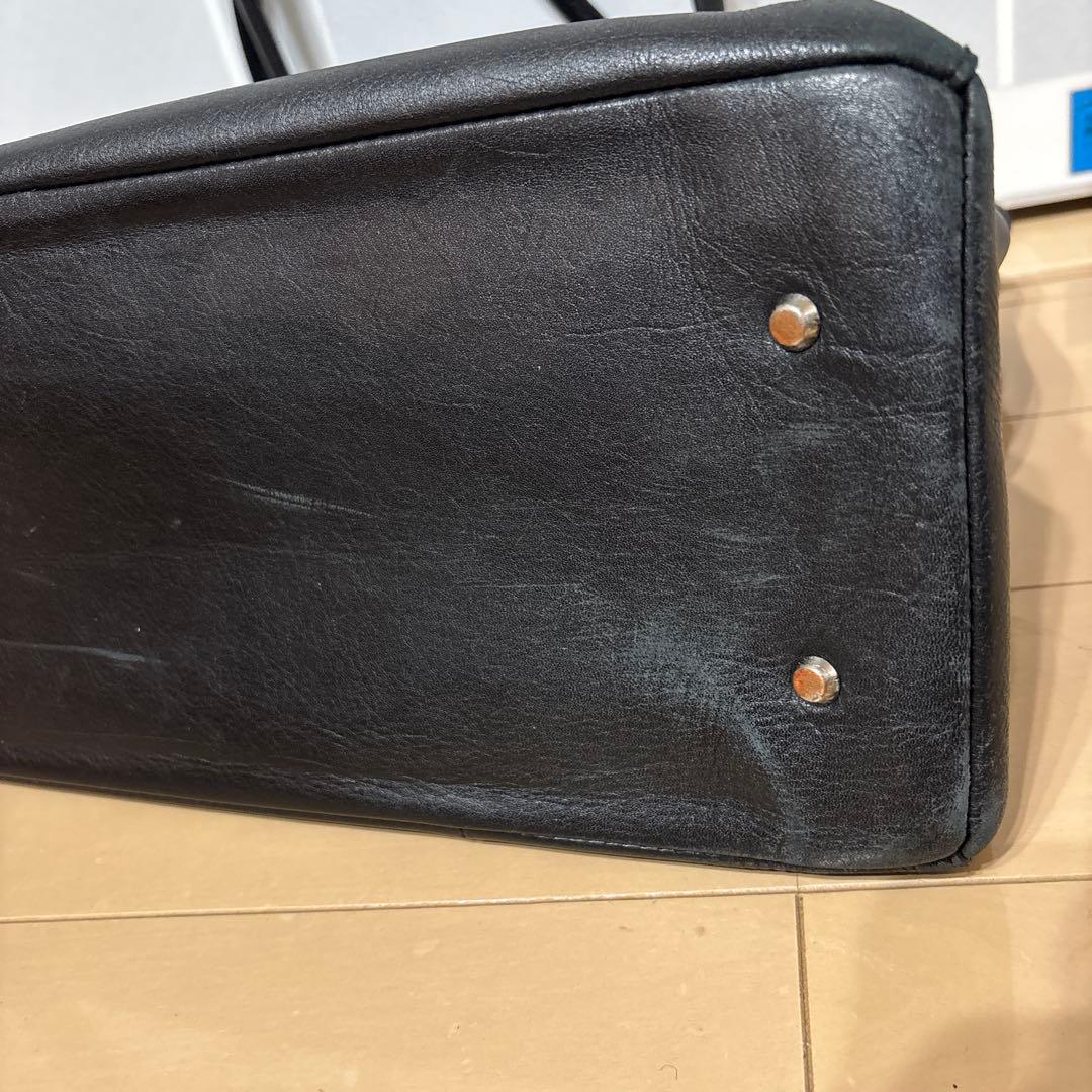 ブラックレーベル　クレストブリッジ　トートバッグ レザー A4 ブラック