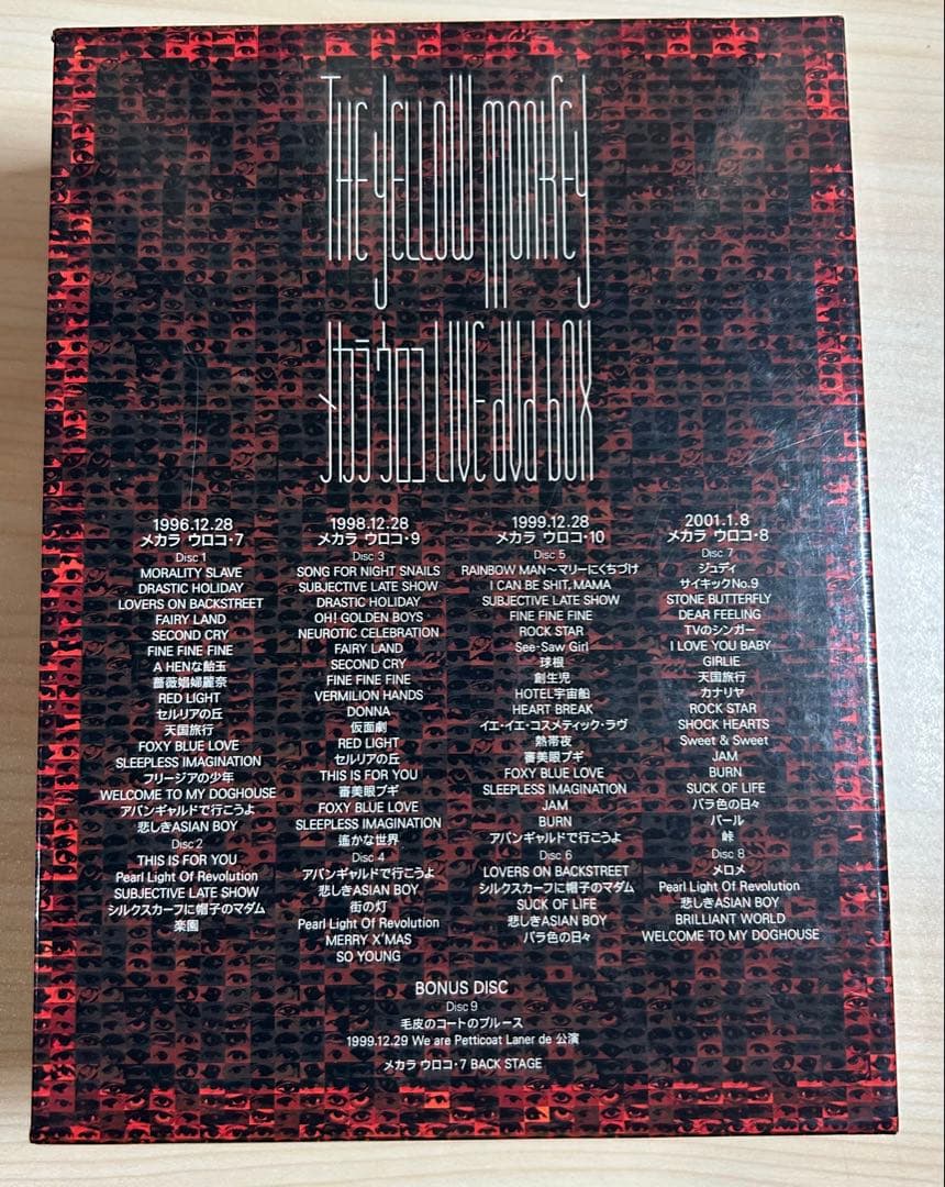 THE YELLOW MONKEY/メカラ ウロコ・LIVE DVD-BOX