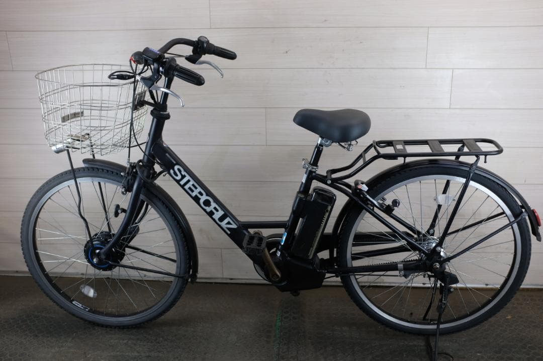 ブ*す様 BS STEPCRUZ　26インチ　3段　9.6Ah充電器あり