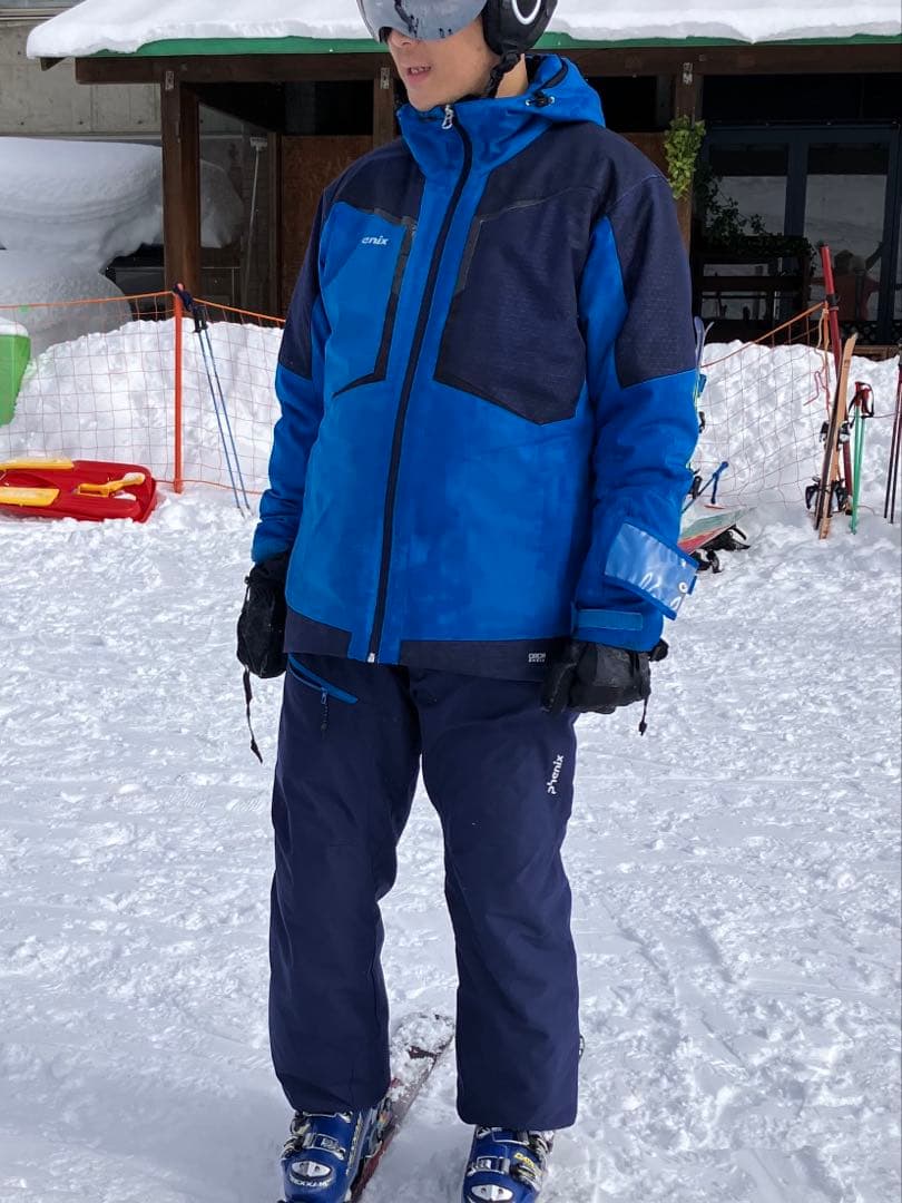 Phenix スキーウェア上下 フード付き ブルー　サイズL