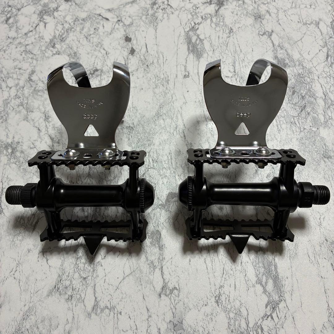 新品未使用 ペダル ・ トゥークリップのセット販売　MKS