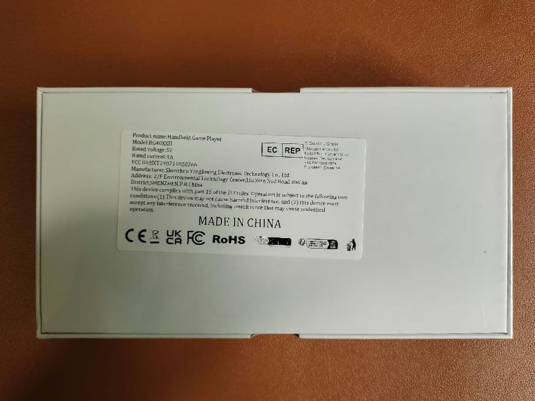 【新品未使用品】RG40xx H ブルーmicroSD64GB付き