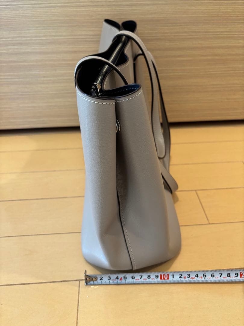 COACH グレー レザートートバッグ