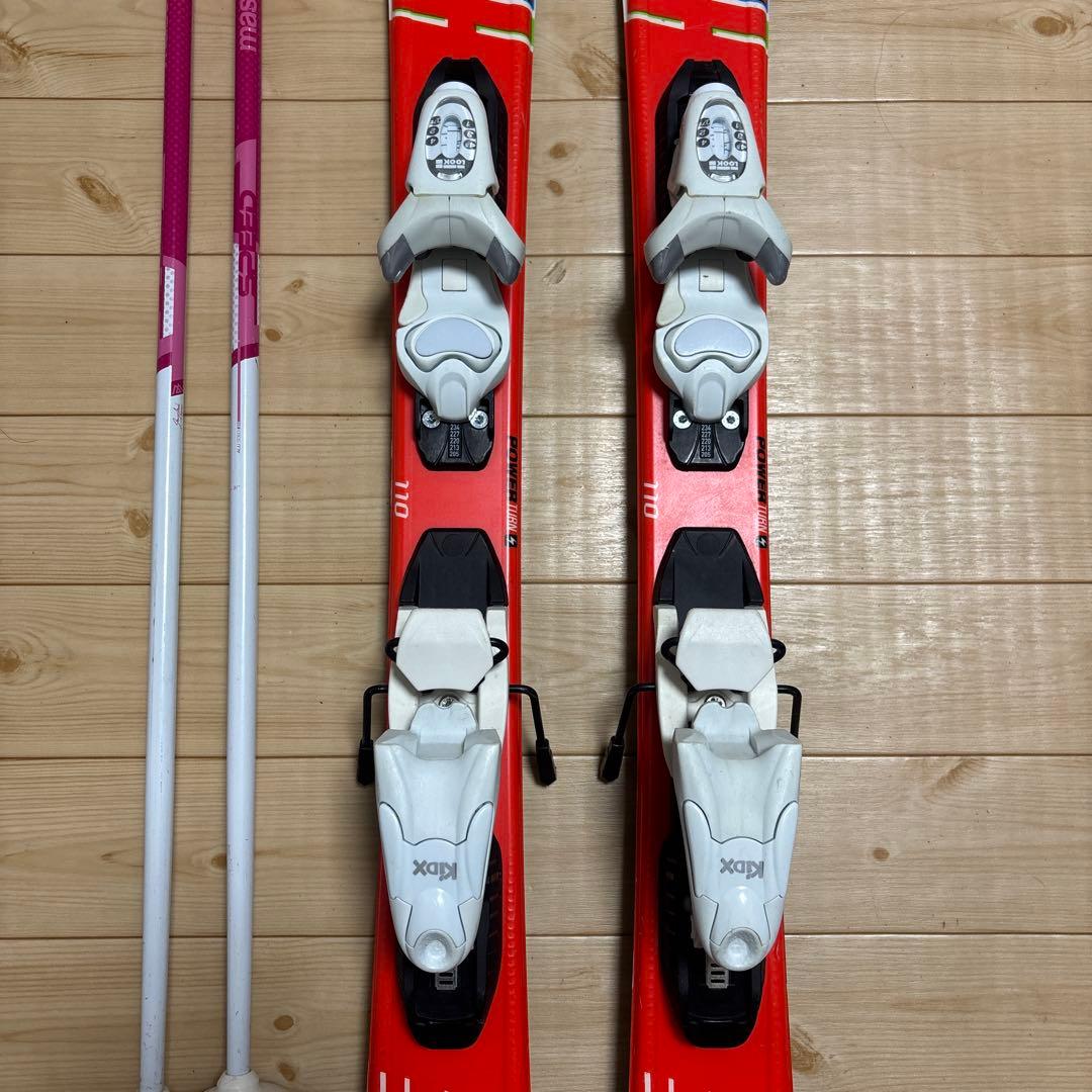 ROSSIGNOL HERO スキー　ストック付き