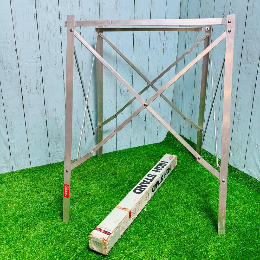 コールマン　ツーバーナー ハイスタンド 廃盤　旧ロゴ413H coleman