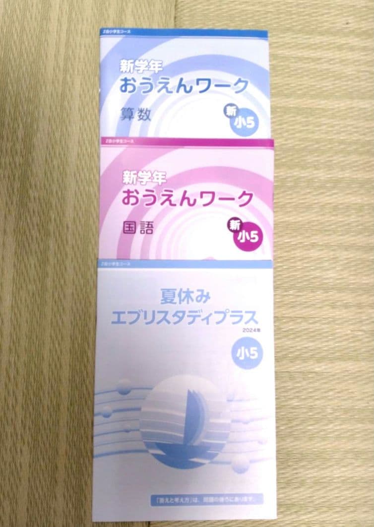 【未記入】Z会 小学5年生 ハイレベル 1年分 2024年4月～2025年3月