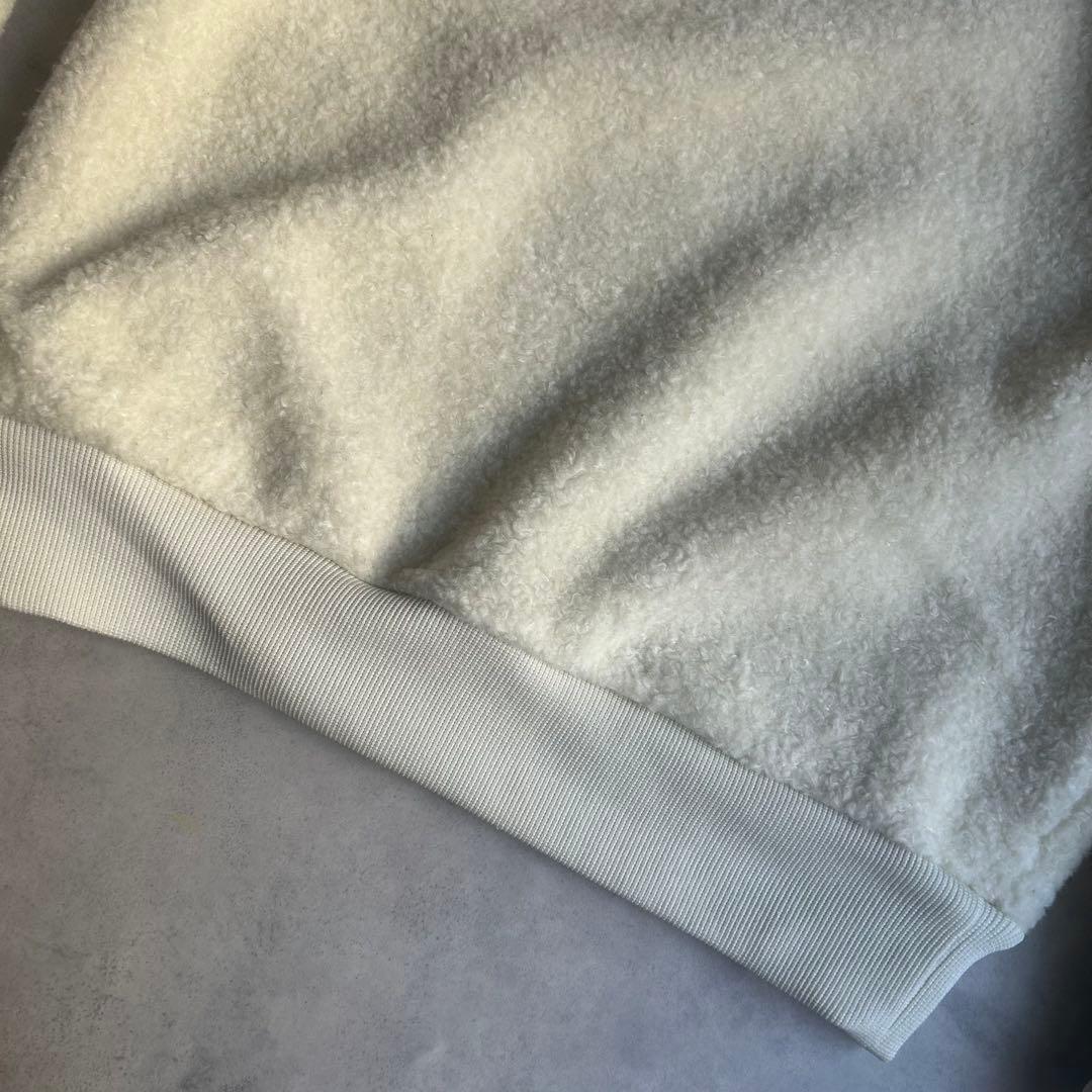 ビームスゴルフ ゴルフウェア パープルレーベル ボアトップス ロゴ刺繍 白