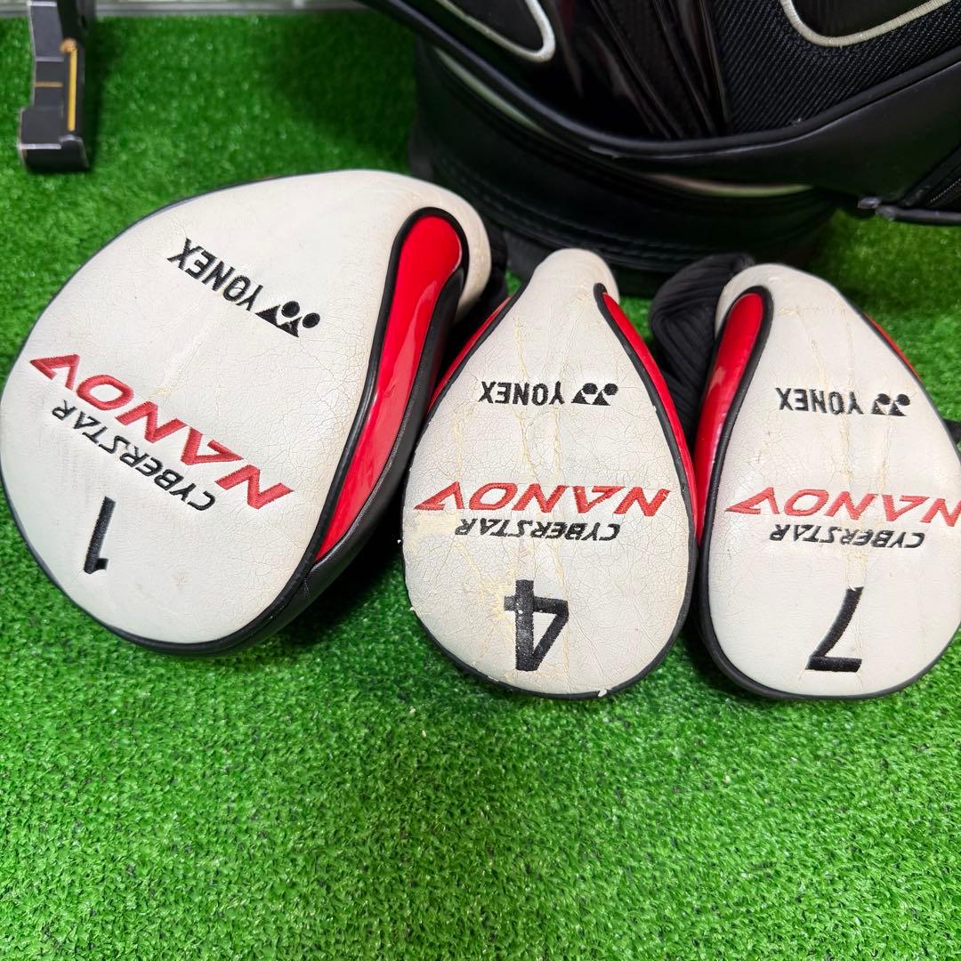 ゴルフセット　初心者応援　YONEX NANO V ラウンド仕様　飛距離抜群