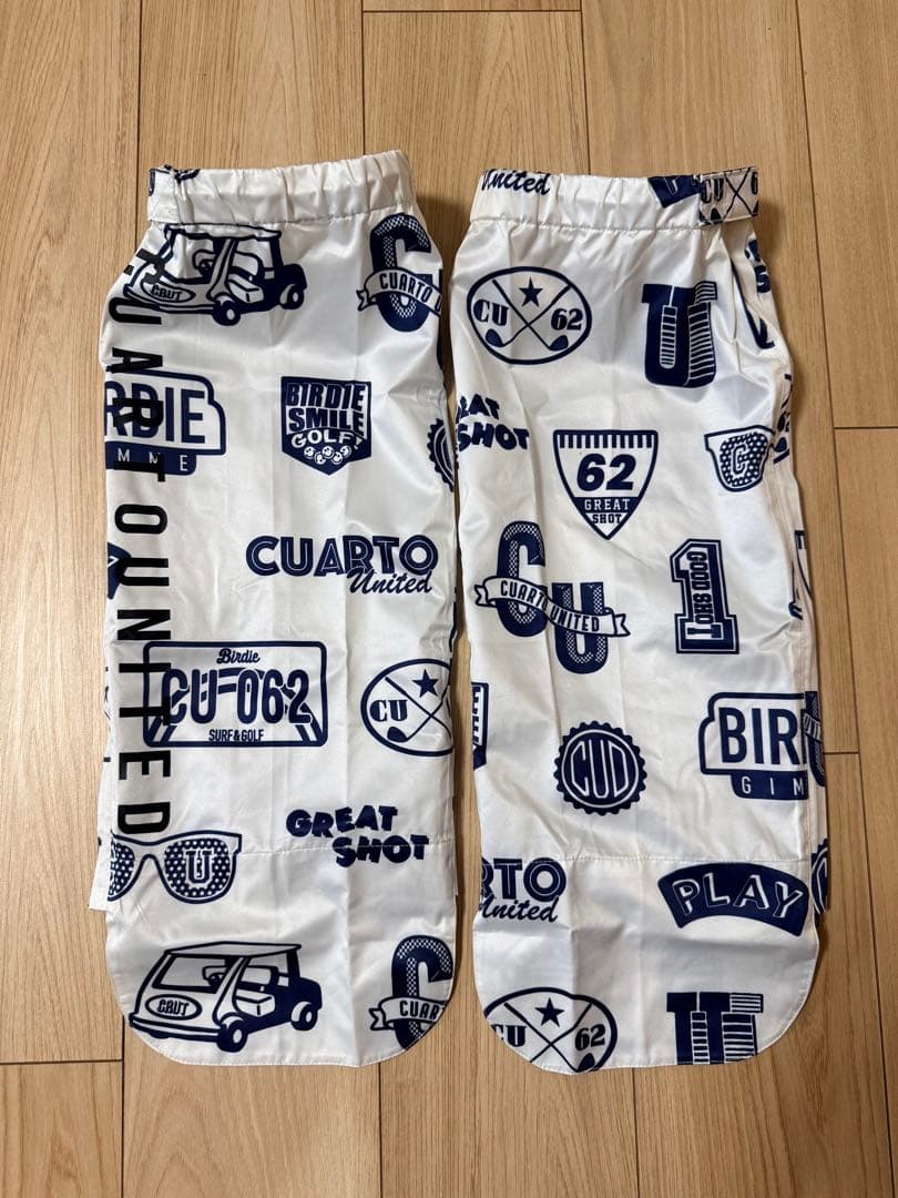 CUARTO UNITED ワッペン柄レインウエア/ワンピース　M